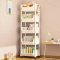 Trolley Bookshelf Kitchen Storage Rack Kitchen Corner Narrow Slit Storage Living Room Cabinet Bathroom Home Organizer Gifts