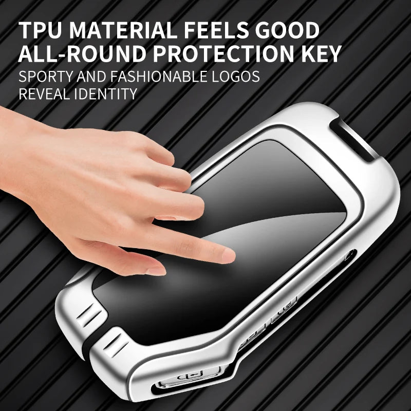 Leather Alloy Car Remote Key Case Protection Cover For KIA Sportage R GT Stinger Sorento Ceed Cerato Forte Niro Soul Telluride