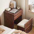 Bedroom bedside table dresser integrated Dressing table Makeup vanity makeup desk Bring makeup box stool nightstands Furniture