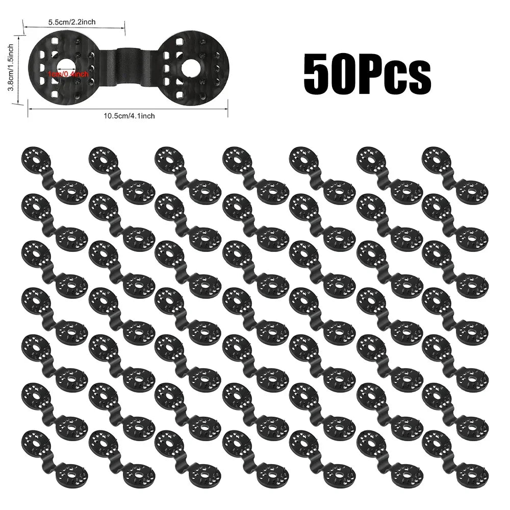 30-300pcs Shade Cloth Clips Heavy Duty Lock Grip Greenhouse Film Clip Hang Expand Instant Grommet Sunshade Net Fix Clips Tool