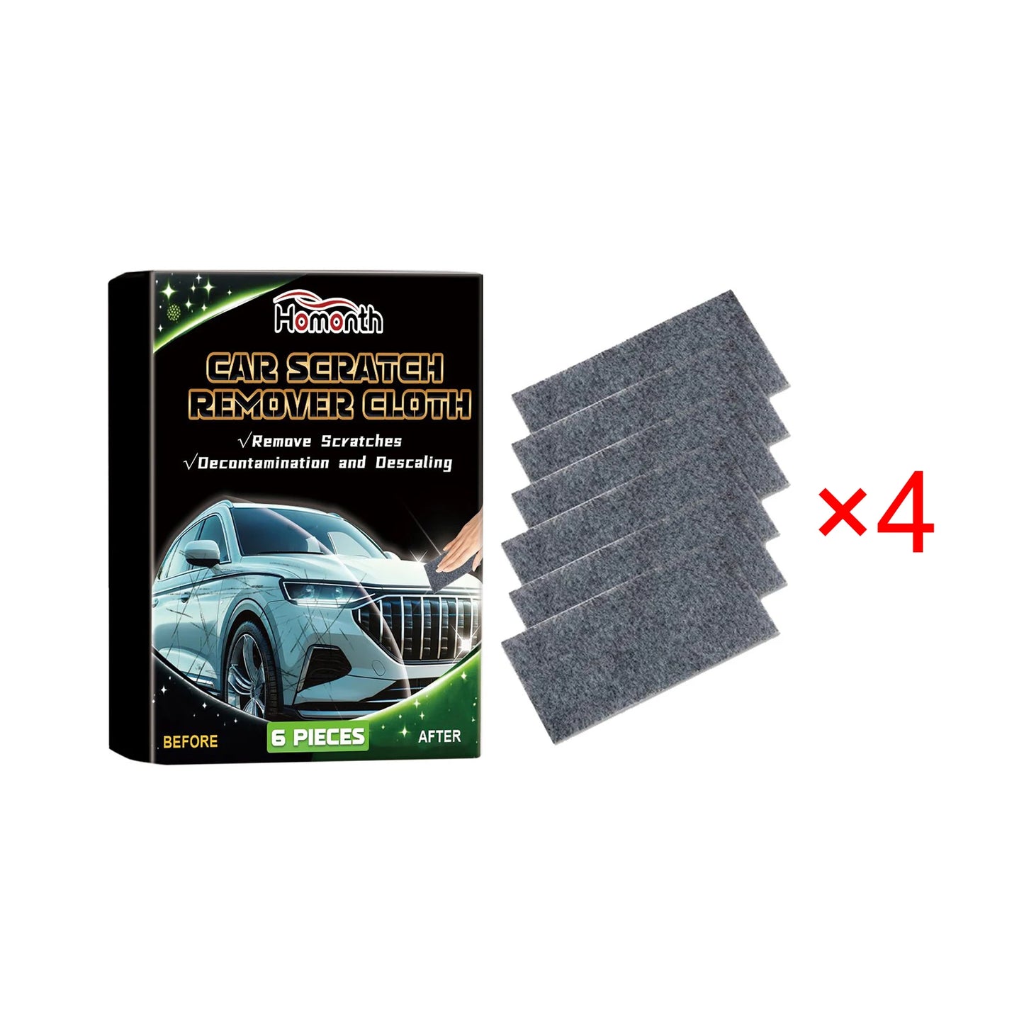 High Quality Car Scratch Remover Cloth Quickly  Effectively Repair Scratches Auto Paint Repair Maintenance Grinding Clean Cloth