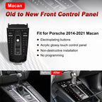 For Porsche Macan 2014-2021 (95B.1 /95B.2) LCD Touch Panel Car Center Console Gear Shift Panel Interior Decorative Accessories