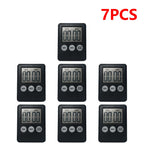 4-10PCS Digital Sports Alarm Clock Multi-Function Electronic Timer Stopwatch LCD Display Mini for Sports Exercise Baking Cooking