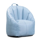 Kids Bean Bag Chair, 1.5 Feet, Durable Polyester Nylon Blend, Blue Fog