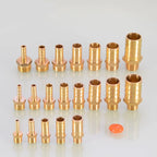 Brass Pipe Fitting 6/8/10/12/14/16mm Hose Barb Tail 1/8" 3/8" 1/4" BSP Male Connector Joint Copper Coupler Adapter