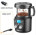 CAFEMASY 80-100g Home Coffee Roaster Electric Mini No Smoke Coffee Beans Baking Roasting Machine 110-240V Coffee Bean Roaster