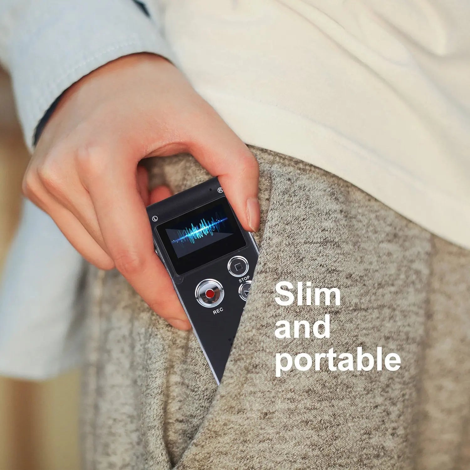 8GB mini digital recording pen, 650HR intelligent playback MP3 player, USB multifunctional audio external recording pen.