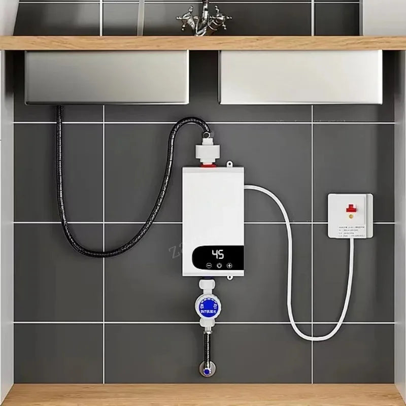 Instant Electric Water Heater Memory Function Frequency Conversion Constant Temperature Water Heating Machine 220V 4500W