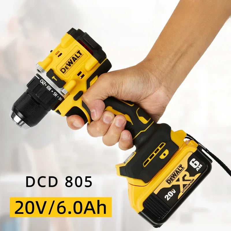 "2025 New!" DEWALT DCD805 20V High - Performance Brushless Cordless Impact Drill & Screwdriver - Ideal for Pros & DIYers