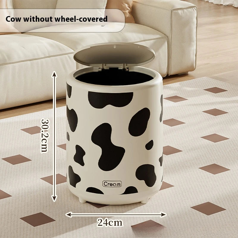 15L Trash Can with pulley  Anti-odor trash Bin with Lid Wastebasket Kitchen Bathroom Large Capacity Garbage Can
