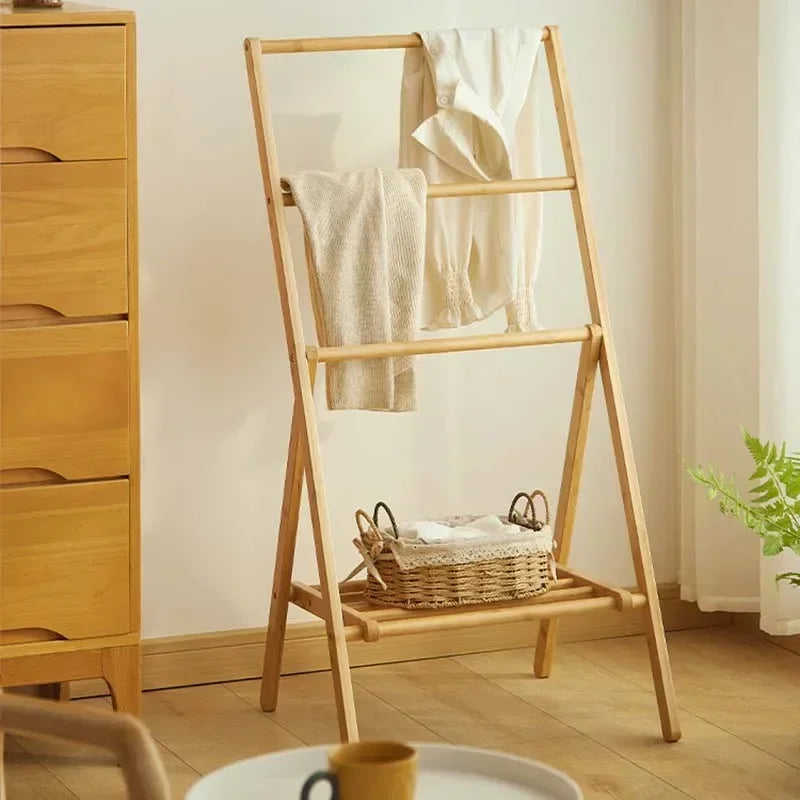 Bedroom Coat Rack Next To Bed Clothes Artifacts Bed Floor Hanger Foldable Coat Rack Bathroom Towel Rack Clothes Rack Stand