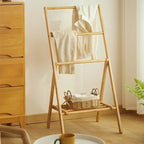 Bedroom Coat Rack Next To Bed Clothes Artifacts Bed Floor Hanger Foldable Coat Rack Bathroom Towel Rack Clothes Rack Stand