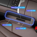Car USB charging multifunction seat crevice storage box Alfa Romeo 147 156 159 166 Giulia Tonale Stelvio Giulietta Mito Milano
