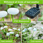 Solar Garden Light, Mushroom Lights Outdoor, IP65 Waterproof Firefly Swaying Lamp, Jellyfish Outdoor Decor for Garden