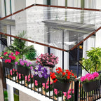 Outdoor waterproof awning, transparent plastic film, rainproof cold insulation transparent cloth