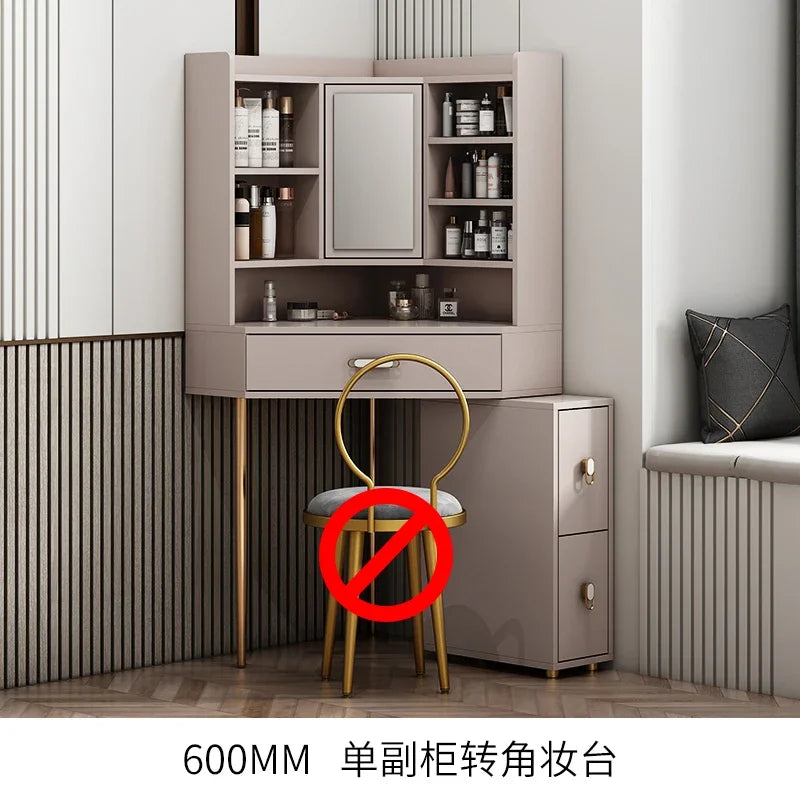 Corner dresser locker integrated light luxury bedroom modern simple small apartment triangular corner