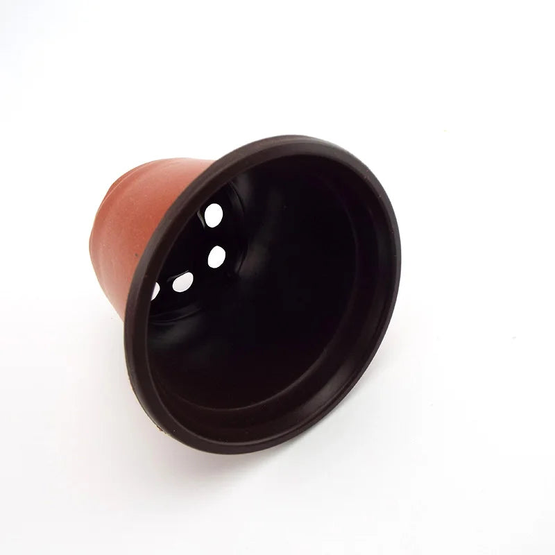 Flower Pot Plastic Grow Box Fall Resistant Tray For Home Garden Plants Nursery Cup Transplant Flower Plant Pots E2