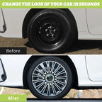 15inch Dagger Style Hub Cap Cover for Iron Rim Wheel Cover Set of 4 Steel Wheel Cover Replacement Hubcap for R15 Tire
