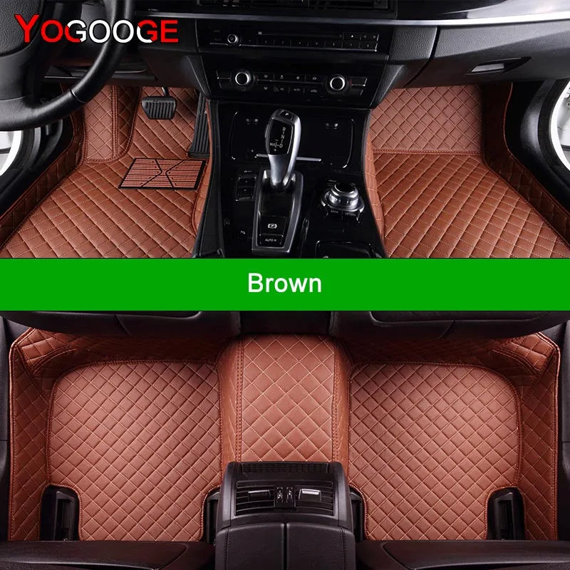 YOGOOGE Custom Car Floor Mats For Hyundai Creta Ix25 Auto Carpets Foot Coche Accessorie
