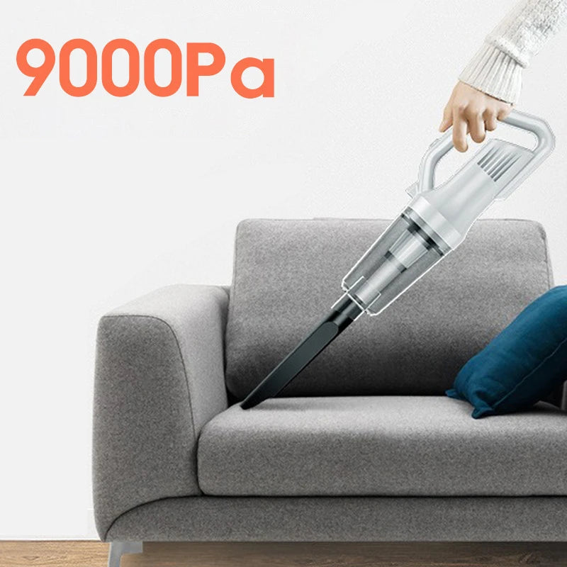 9000Pa/12000Pa Big Suction USB Chargable Handheld Mini Wireless Vertical Washing Vacuum Cleaner for Household Appliances Vacuum