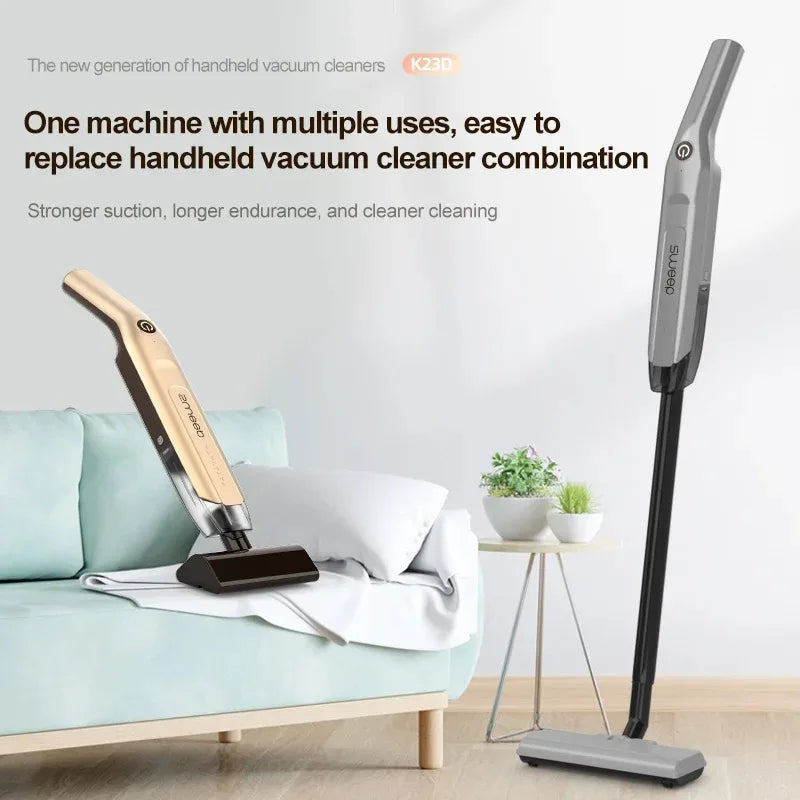 Handheld Vacuum Cleaner 20000Pa Strong Suction Lightweight Deep Cleaning for Home Pet Hair Car Floor Low Noise Sweeping Tool