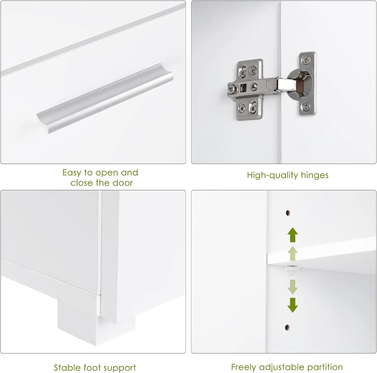 Getone washbasin Under wardrobe wardrobe White Bathroom wardrobe For bathroom, With 2 Doors 2 Trays, White, 60x31x60cm