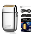 Kemei Tx1 Rechargeable Metal Housing Electric Shaver For Men Hair Beard Electric Razor Bald Head Shaving Machine Barber Tool