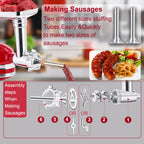 Kitchen Aid Meat Grinder Attachment Metal Meat Mincer for All Kitchenaid Stand Mixer