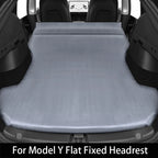 For Tesla Model 3 Model Y 2017-2025 Inflatable Air Mattress Outdoor Camping Inflatable Special Suede Fabric Car Travel Bed