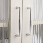 Kitchen Bedroom Accessories Furniture Wardrobe Pulls Modern Chromed Brass Kitchen Cabinet Storage Handles Drawer Knobs Hardware