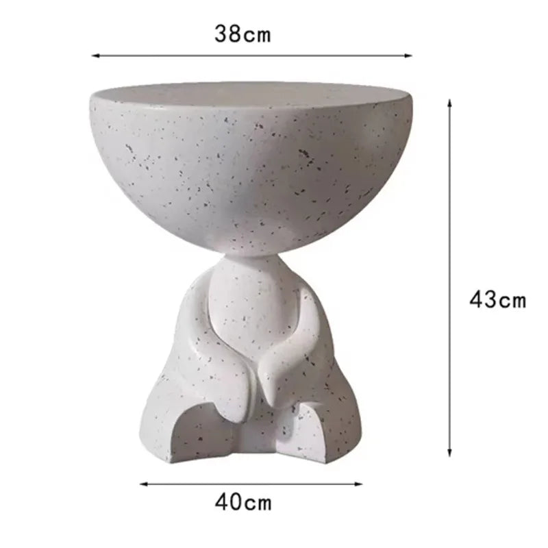 Nordic Designer Side Table B&B Small Round Table Creative Small Coffee Table Ins Internet Celebrity Cream Style Sofa Side Table