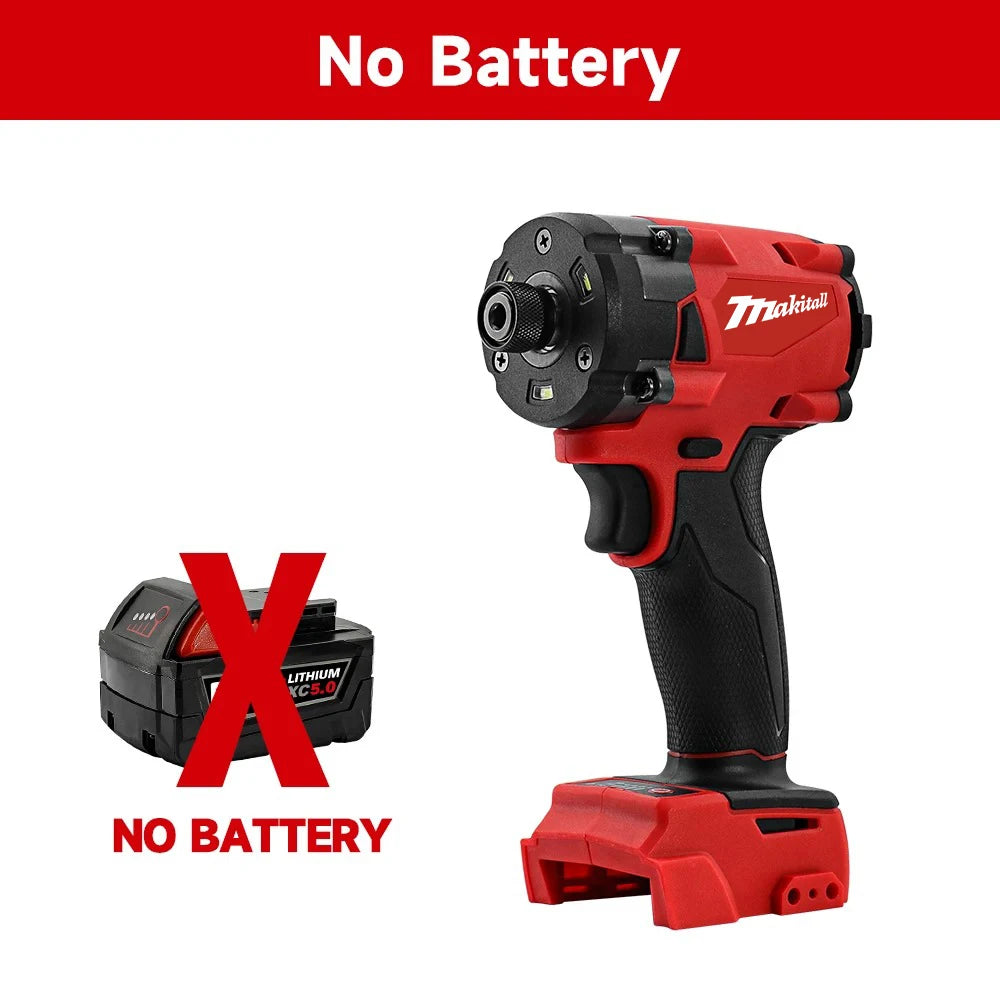multi-fit impact driver long life strong driving force easy to control 20v rechargeable power tool for Milwaukee battery pin
