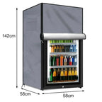 210D Oxford Cloth Outdoor Refrigerator Cover Outdoor Equipment Protection Convenient Storage Options Enhanced Airflow Design