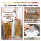 Kitchen Steel Wire Scrubber Oil Repellent Dish Washing Cloth Reusable Pot Friendly Cleaning Scourer Pad