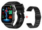 ET580 Smart Watch Men 2.04inch AMOLED Large Screen Bluetooth Call ECG Blood Pressure Oxygen Health Monitor SOS Smartwatch