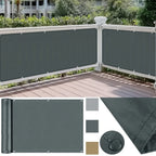 Balcony Privacy Shade Cloth Waterproof Fence Sunshade Netting 95% UV Protection for Garden Shelter Deck Porch Railing Pool Decor
