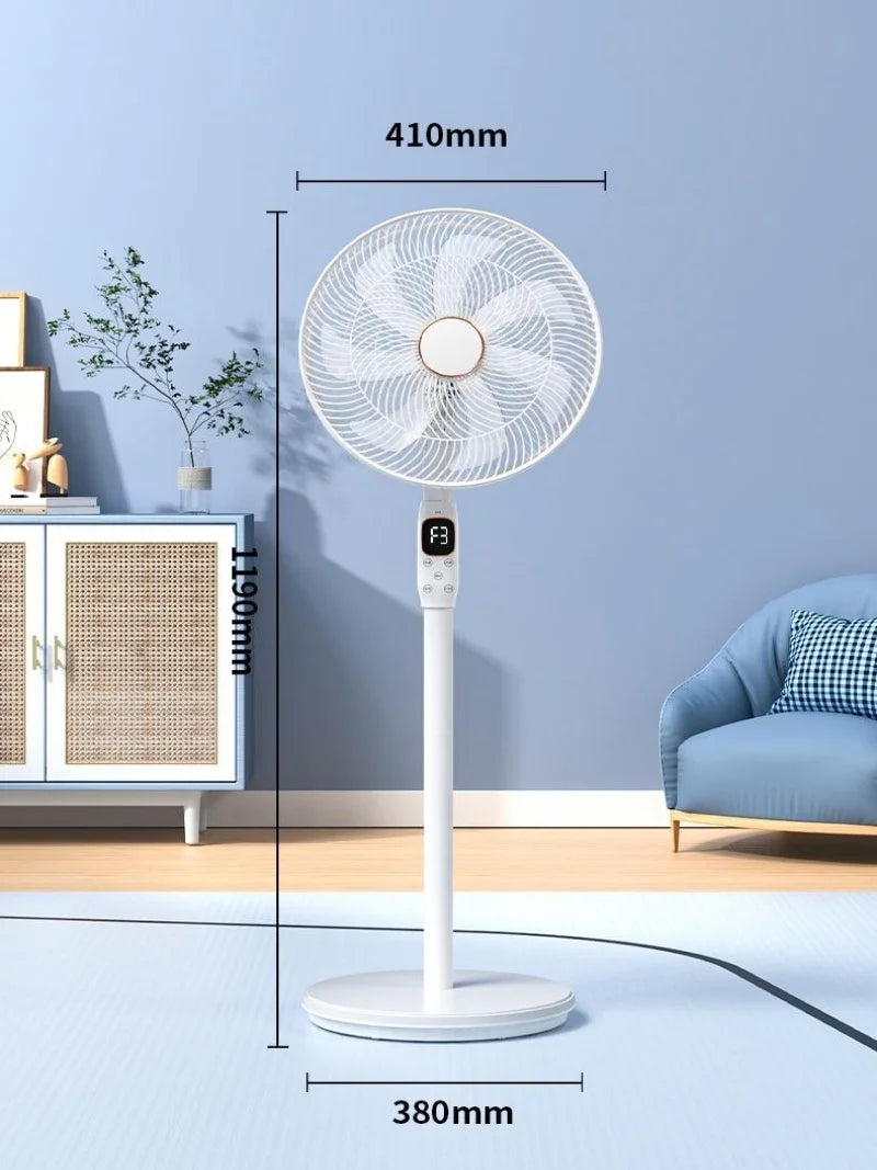 New Floor Fan Household Electric Fan Energy Saving Voice Remote Contro