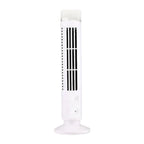LED Tower Fan Bladeless Cooling Fan 2 Gear Speed Mini Vertical Conditi