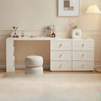 White Chest Drawers Makeup Vanities Unit Beauty Dressers Bedroom Table Desk Mirror Sink Hotel Bathroom Hairstyle Salon Furniture