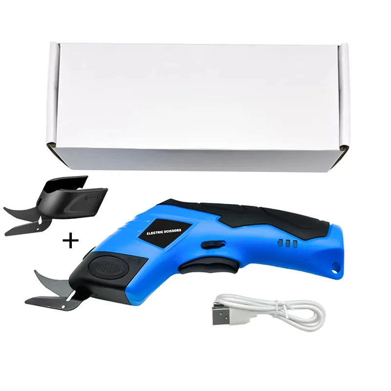 Cordless Electric scissors for fabric cutting Cloth USB Rechargeable Lithium Leather Sewing scissors Cutting Fabric tools