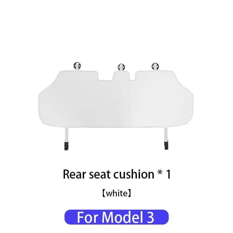 Comfortable Ice Silk Car Seat Covers for Tesla Model Y/3 (2018-2025) | Breathable