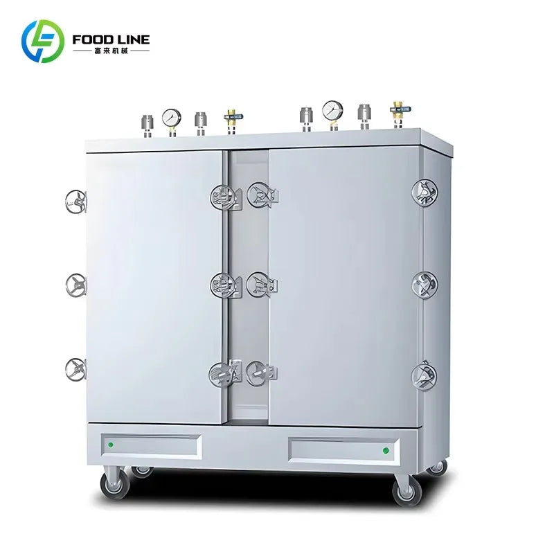 Commercial Food Steaming Cabinet  Stainless Steel Cooking Equipment for Catering Kitchen