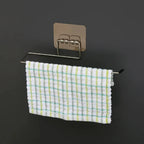Kitchen Paper Towel Holder Adhesive Toilet Paper Rack Towel Hanger Tissue Dispenser Roll Napkin Cabinet Storage Accessories
