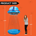9FT Halloween Inflatable UFO Alien with LED Lights – Yard Decor