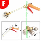 Fan Shaped High-pressure Spray Gun Large Area Combined Orchard Greenhouse Atomization Hand Pressure Sprinklers 1/4'' Adapter
