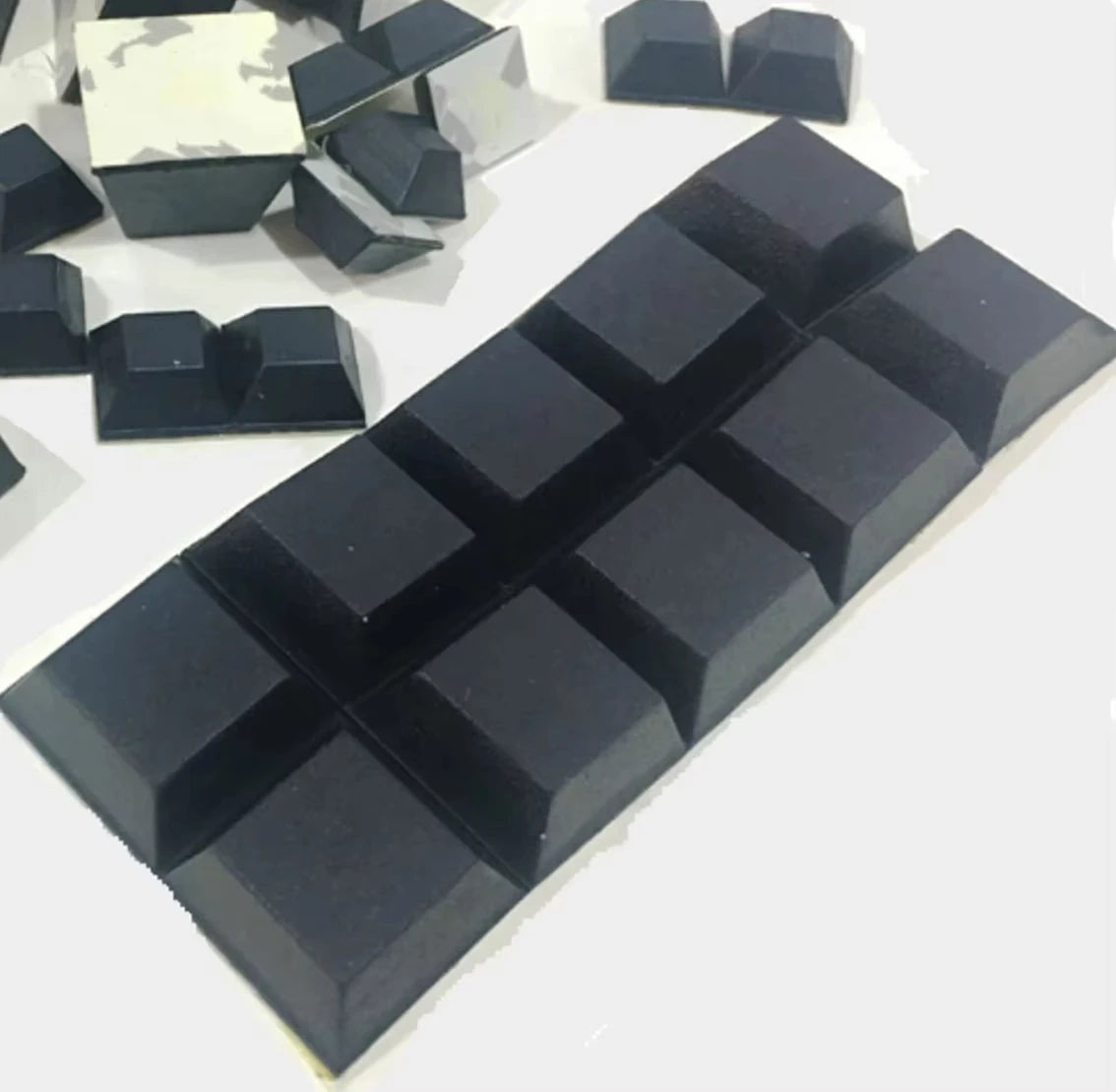 1-100Pcs Rubber Feet Self-adhesive Furniture Pads Protectors Shock Absorber Feet Pad  Laptop Speakers Appliances Protect Mats