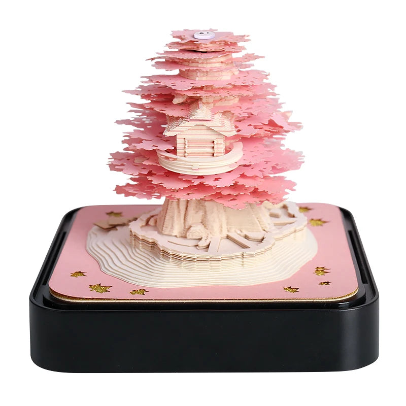 Omoshiroi 3D Calendar 2026 Mushroom 3D Notepad Led Memo Pad Note Paper Art 3D Sticky Note Blocks Office Accessories Novelty Gift