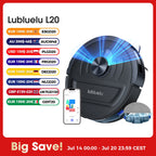 Lubluelu L20 5500Pa Robot Vacuum and Mop, 3 in 1 Robotic Vacuum Cleaner,  Smart Mapping, 30 No-go Zones, for Carpet Pet Hair