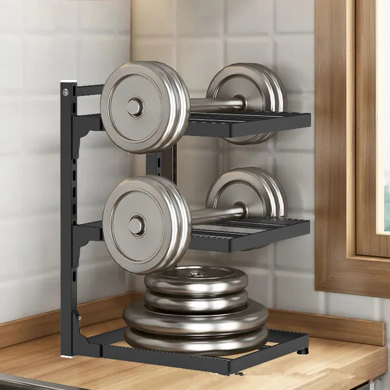 Multi-Layer Cooker Storage Rack Kitchen Sink Storage Rack For Home Stovetop Cabinets Adjustable Pot Rack