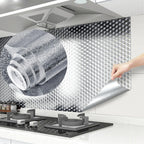 Kitchen High Temperature Resistant Wall Stickers Oil Resistant Stickers Waterproof And Cabinets Stoves Aluminum Foil Paper